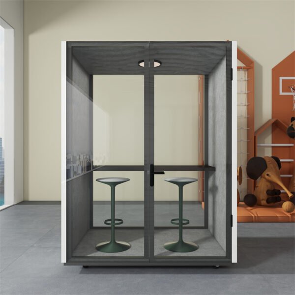 Efficient Workspace Solution: The Double Seat Office Pod