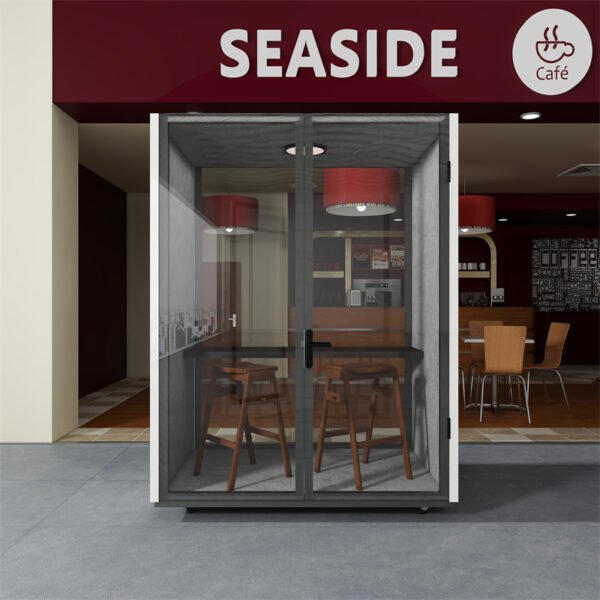 Efficient Workspace Solution: The Double Seat Office Pod - Image 2